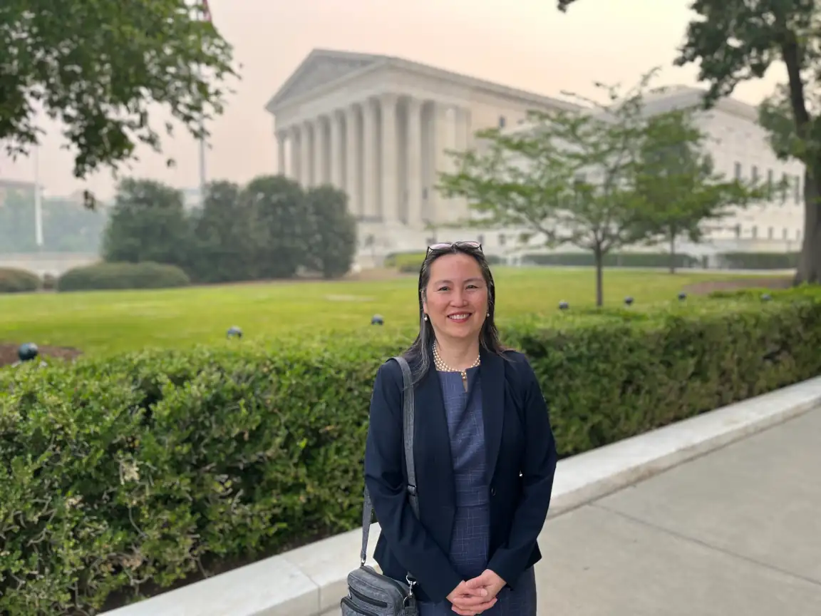 Sacramento Immigration Attorney Lina Yen Hughes at the Supreme Court of the United States